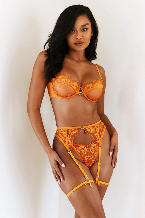 Lounge Underwear Ava Intimates Set Orange | PI9352047