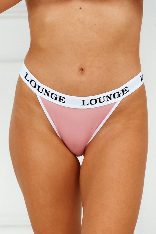 Lounge Underwear Bamboo Triangle Briefs Rosa | TE4062357