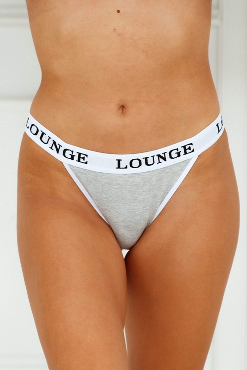 Lounge Underwear Bamboo Triangle Briefs Grau | VG5174938