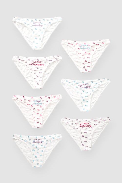 Lounge Underwear Days of the Week Briefs (7 Pack) Print | IL7682359