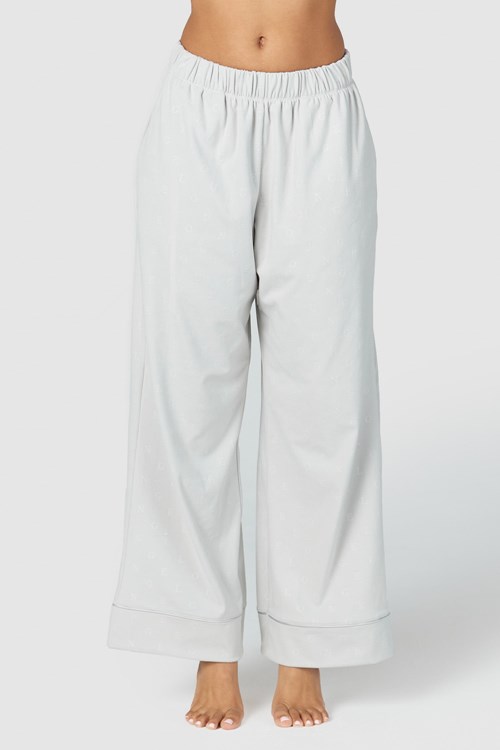 Lounge Underwear Luxury Embossed Pajama Trousers Frost | NT5208943
