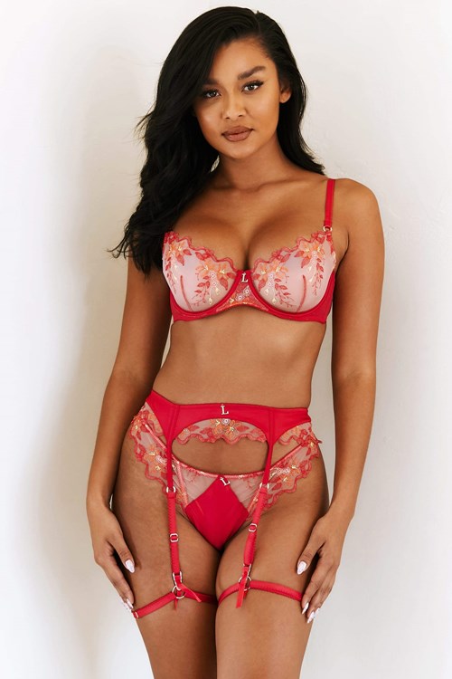 Lounge Underwear Peyton Intimates Set Cherry | LV3901846
