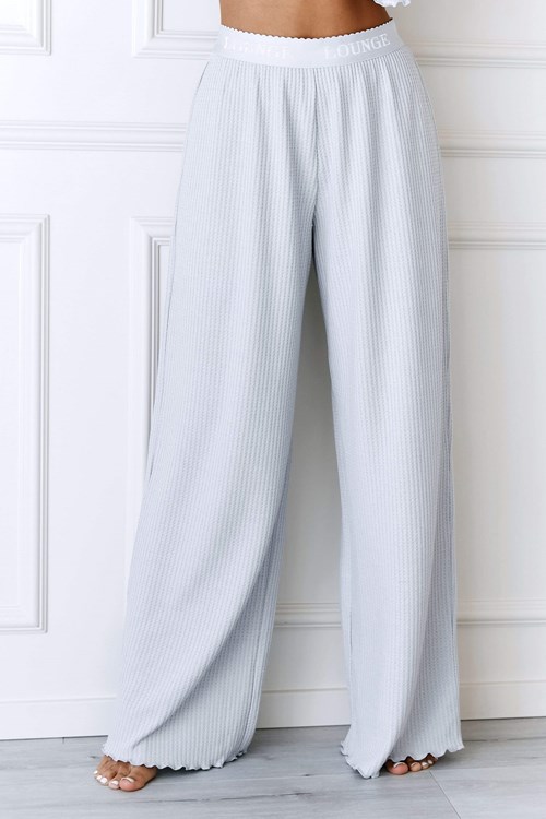 Lounge Underwear Soft Waffle Pajama Trousers Frost | YL5687923